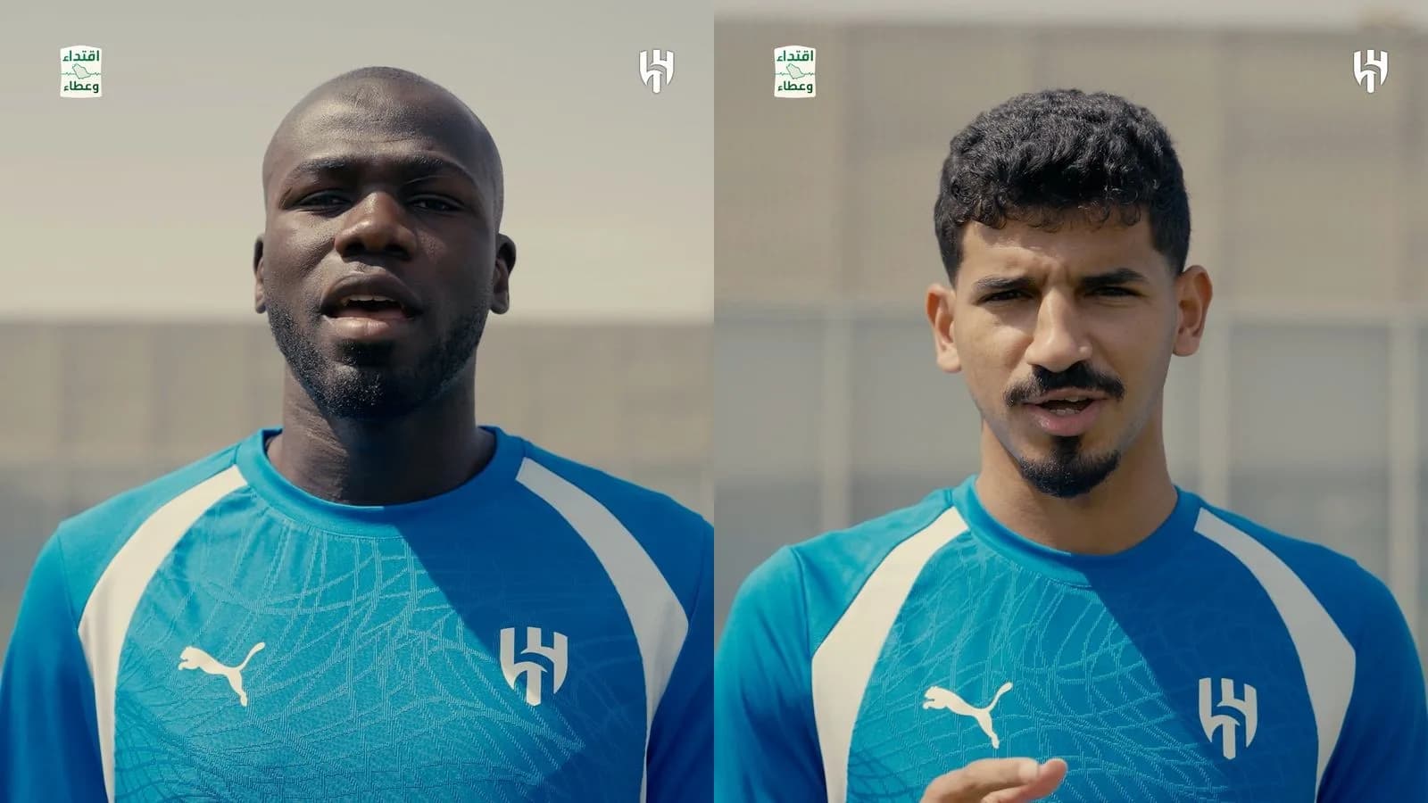 لاعبان من الهلال في فيديو «اقتداء وعطاء»